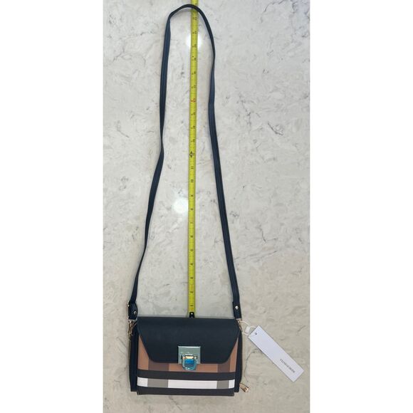 NWT Malibu Skye Olivia Multi-Compartment Wallet Crossbody Bag Vegan Leather - Picture 9 of 12